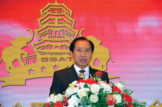 泰国石狮两会隆重举办成立5周年庆典 600余嘉宾出席晚宴共同庆祝 泰国石狮两会隆重举办成立5周年庆典 600余嘉宾出席晚宴共同庆祝