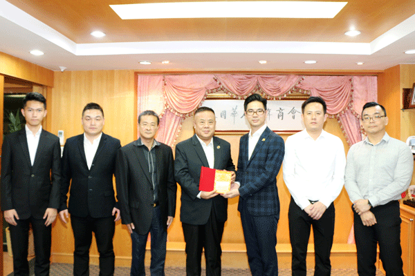 中国建筑装饰百强企业立捷集团董事长叶光庆访问青商会