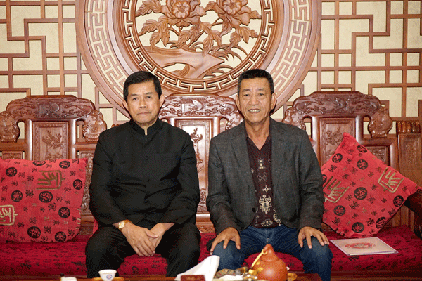 泰国华人青年商会李桂雄会长海南省潮汕商会林南光永远名誉会长林永坚